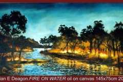 fire on water